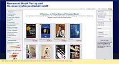 Desktop Screenshot of firmamentshop.de
