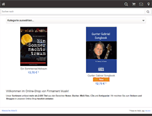 Tablet Screenshot of firmamentshop.de